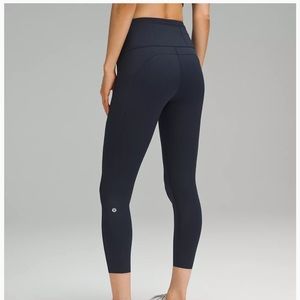 Black Lululemon Fast & Free leggings- 23”